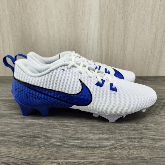Nike Vapor Edge Speed 360 2 Size 13 Mens White Hyper Royal Black Football Cleats - Picture 2 of 11